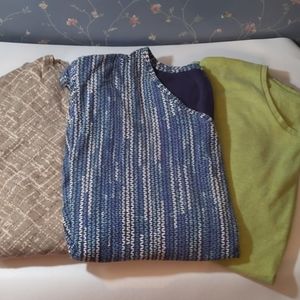 3 Catherine's sz 4x Knit Tops Casual Soft Comfort